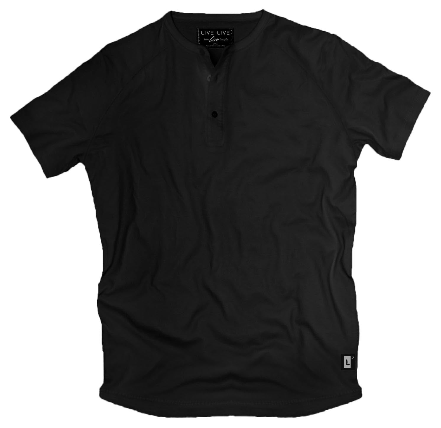 Raglan Henley Blackout from Live Live Supply
