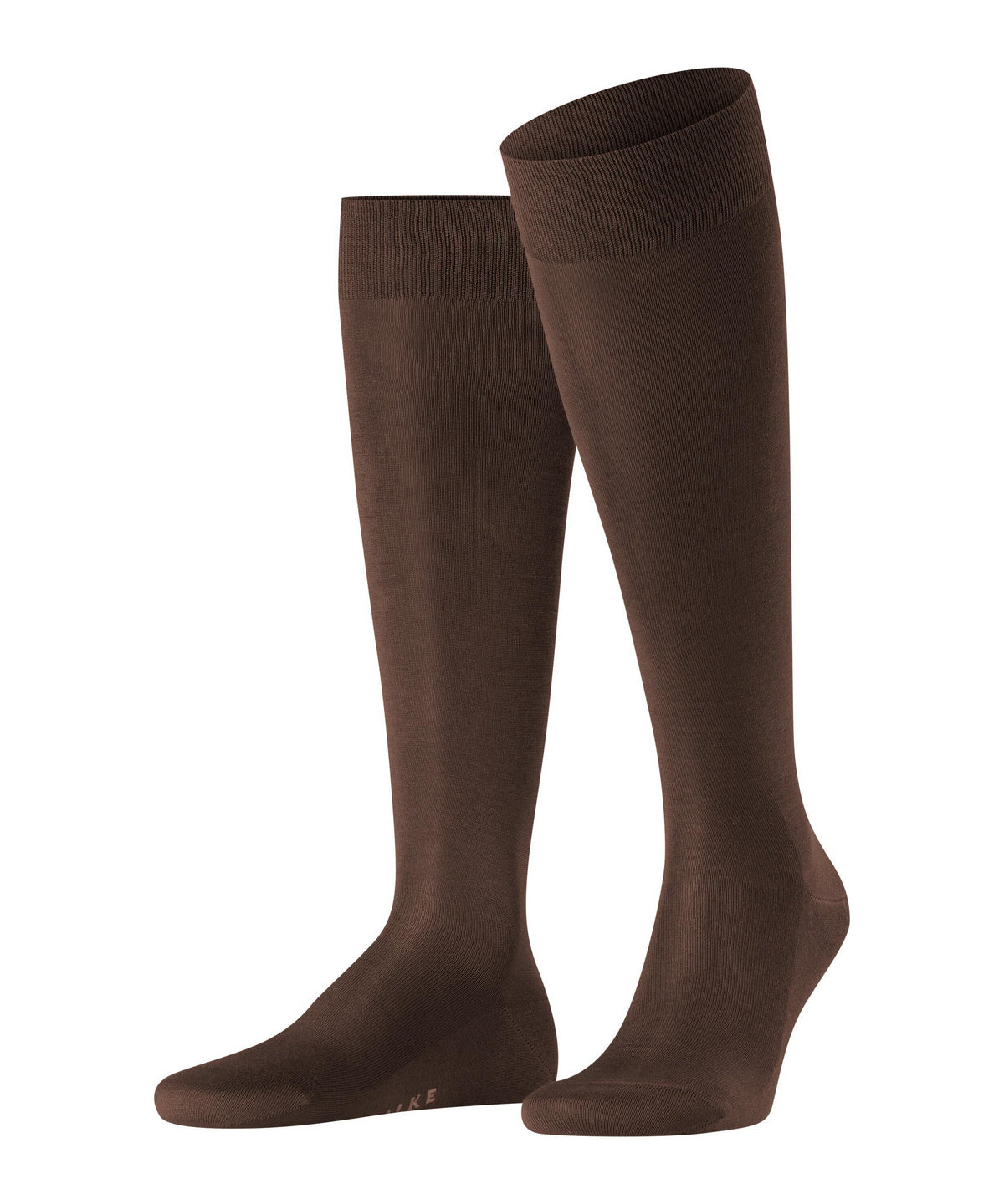 Tiago Knee-High Men's Dress Sock- Brown | Falke Tiago Knee-High Men's Dress Sock- Brown | Falke