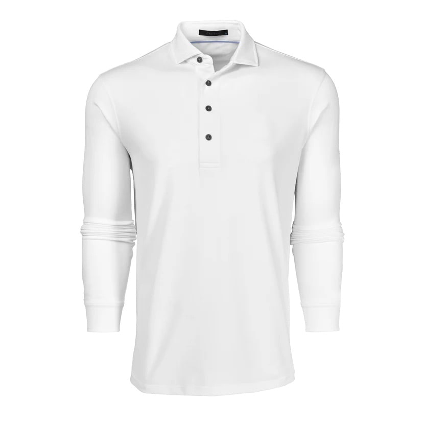 Greyson Omaha Long Sleeve Polo Arctic