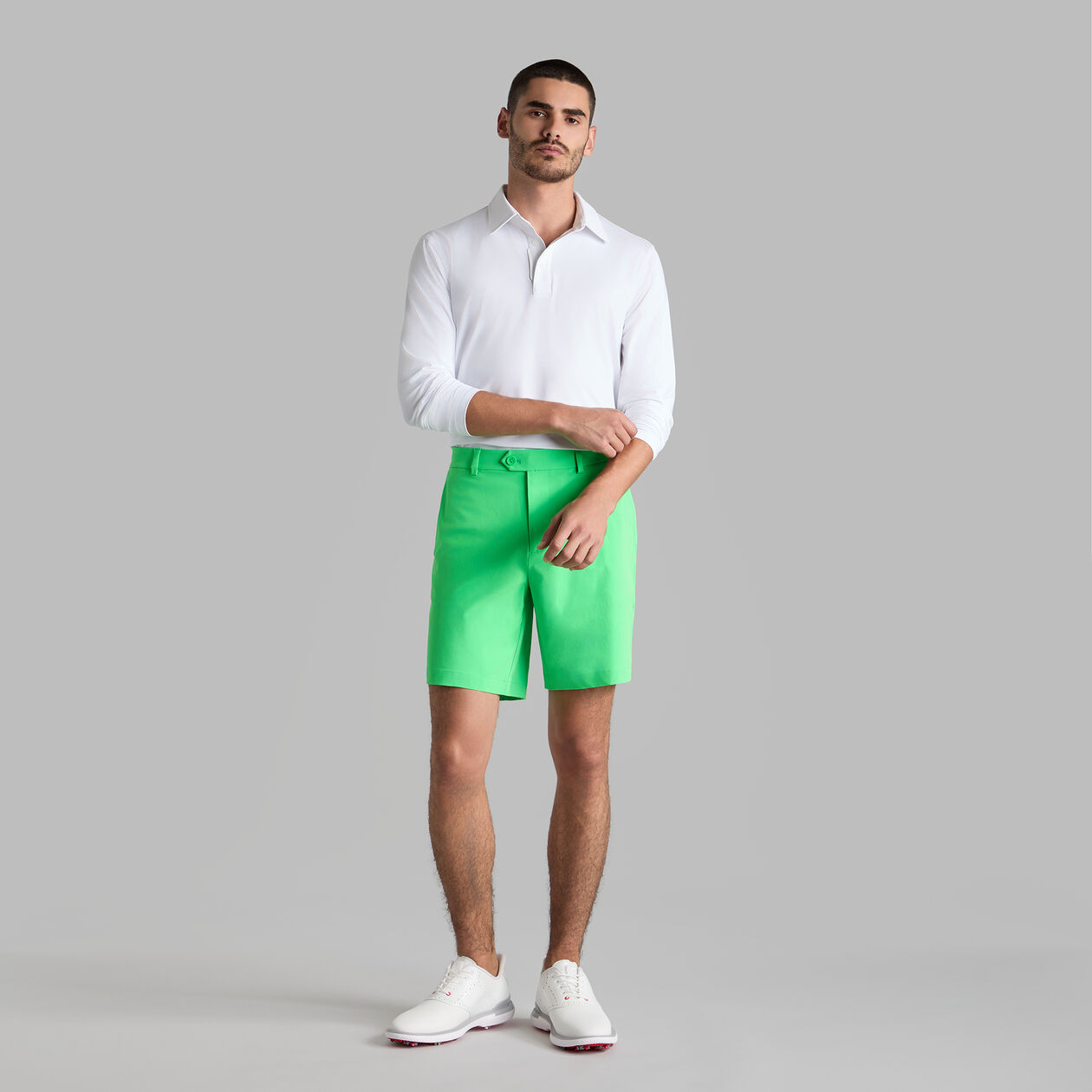 FORE Maverick 4 way Stretch Short in Acid Lime Green