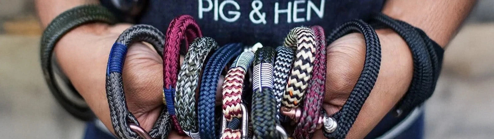 Pig and 2025 hen bracelets