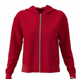 Full Zip Koko Hoodie - Ruby | Greyson Clothiers
