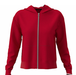 Greyson Clothiers Full Zip Koko Hoodie-Ruby