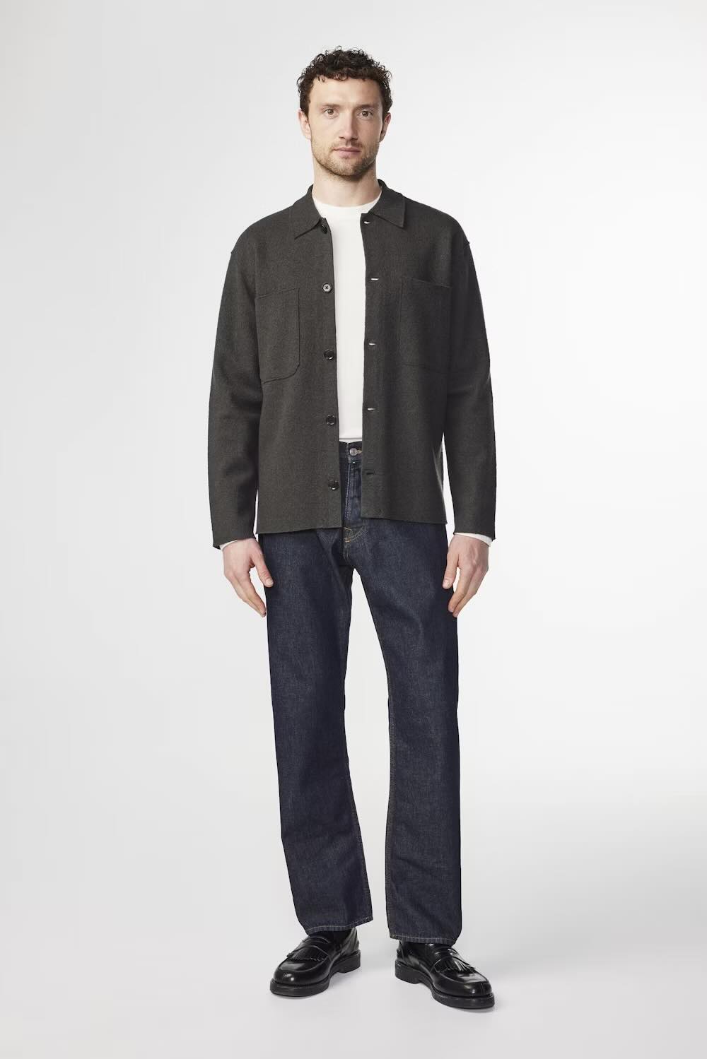 Jonas Boiled Wool Overshirt NN.07