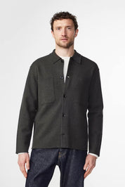Jonas Boiled Wool Overshirt NN.07