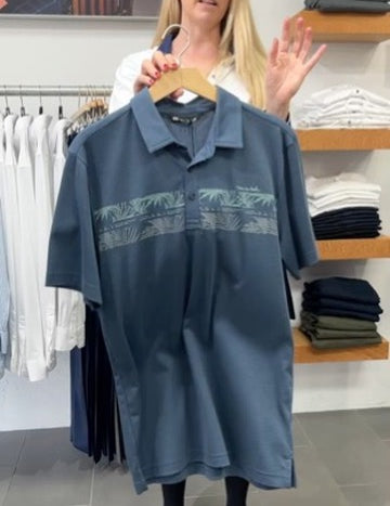 Drop Anchor Polo in Insignia by TravisMathew