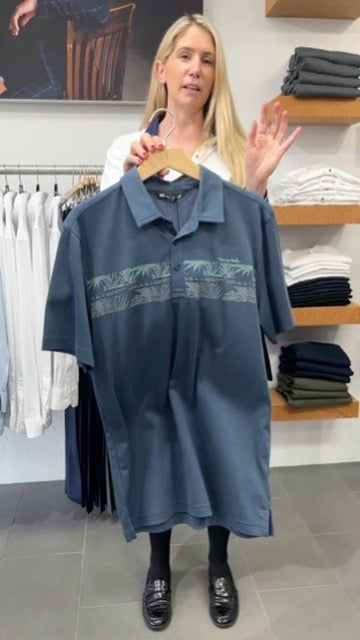 Drop Anchor Polo in Insignia by TravisMathew