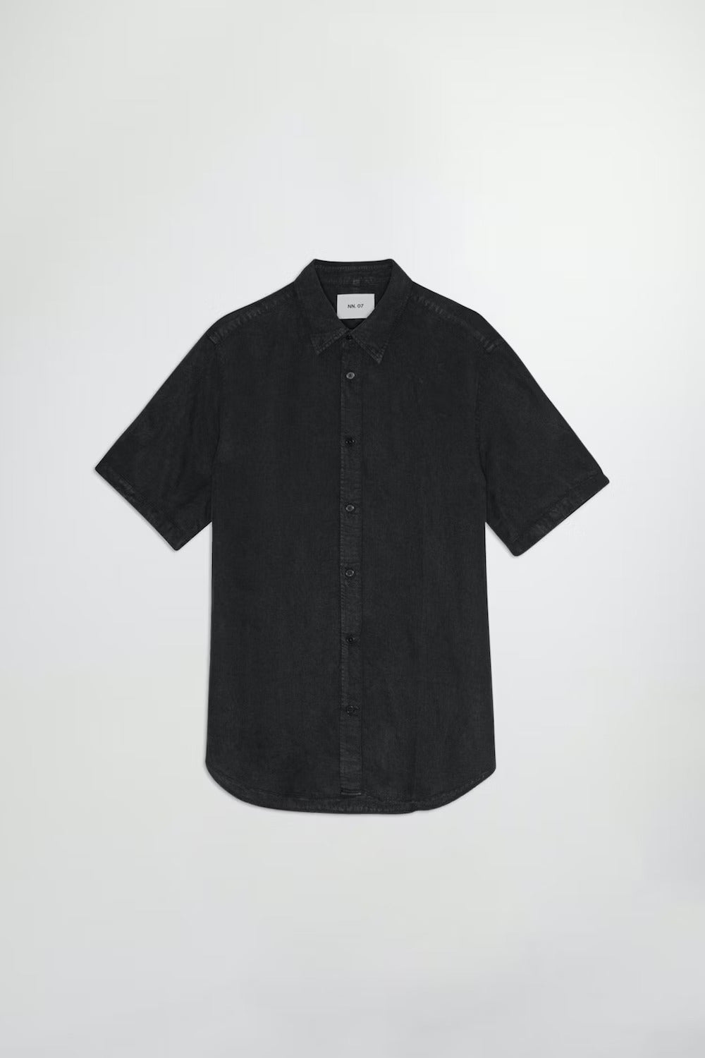 Arne Linen Shirt 5028 - Black NN07