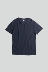 Clive Waffle Knit Tee - Navy Blue | NN.07