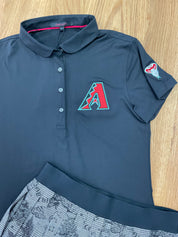 Arizona Diamondbacks Scarlett Short Sleeve Polo - Shepherd | Greyson Clothiers