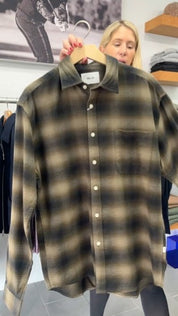 Deon Flannel Shirt Black Check by NN07