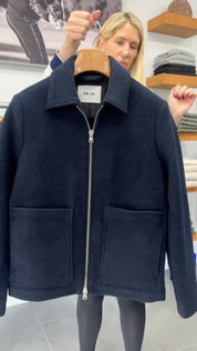 Gael Navy Wool Jacket by NN.07