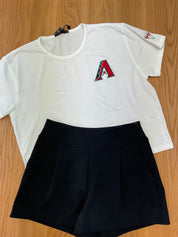 Arizona Diamondbacks Sloane Short Sleeve Tee - Arctic | Greyson Clothiers