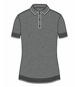 Bardot Short Sleeve Sweater - Smoke Heather| Greyson Clothiers