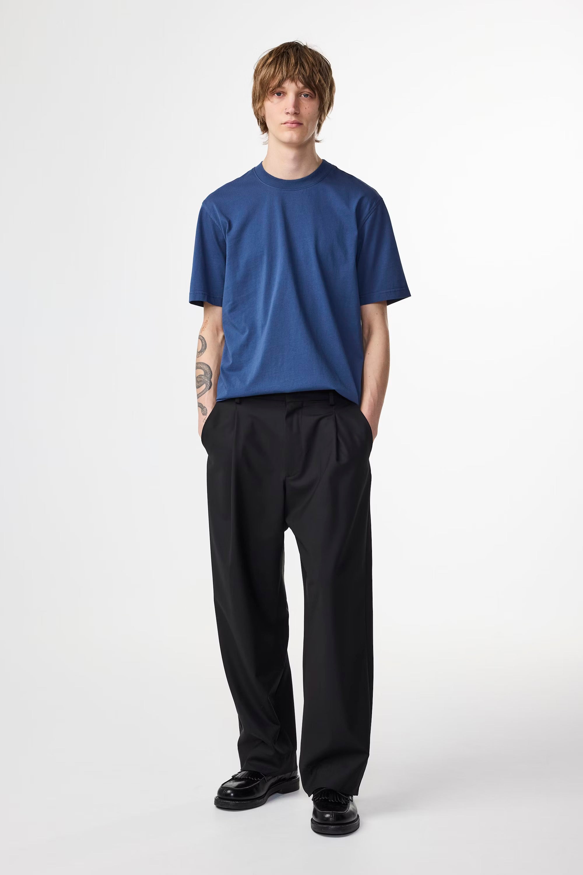 Adam T-Shirt in Denim Blue NN.07 