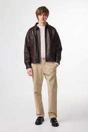 Aden Straight Leg Chino In Khaki Beige From NN.07