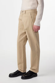 Aden Straight Leg Chino In Khaki Beige From NN.07