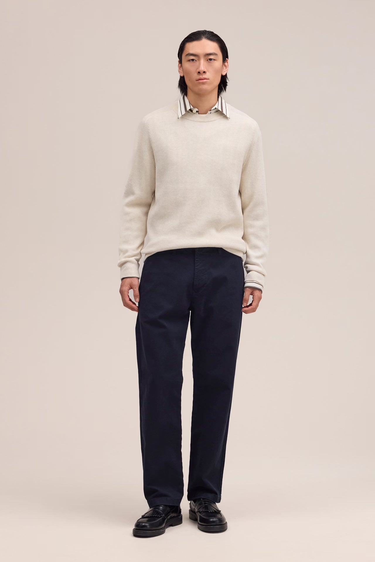 Aden Straight Leg Regular Fit Chino Navy Blue NN.07