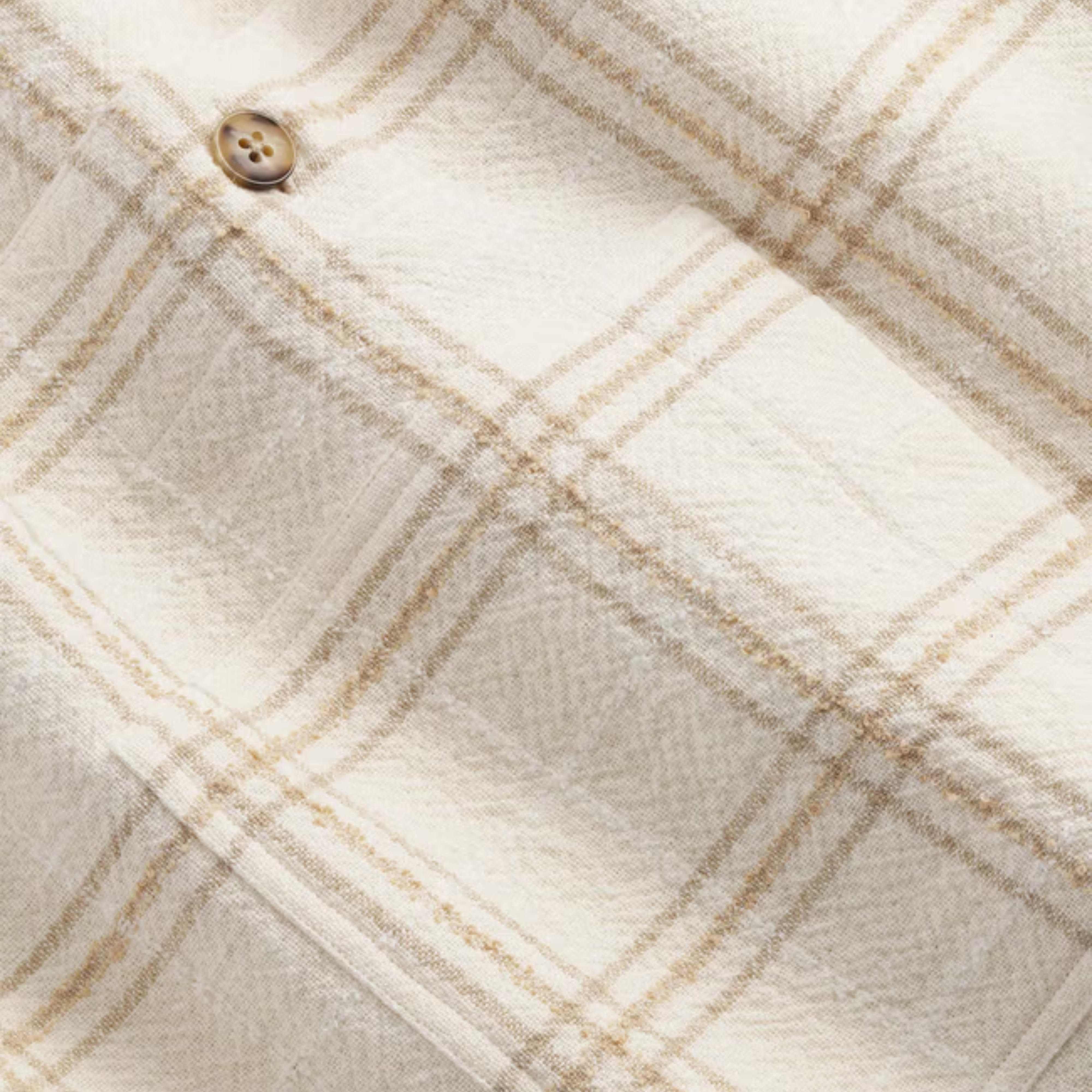 Adwin Workwear-Inspired Overshirt Ivory NN.07