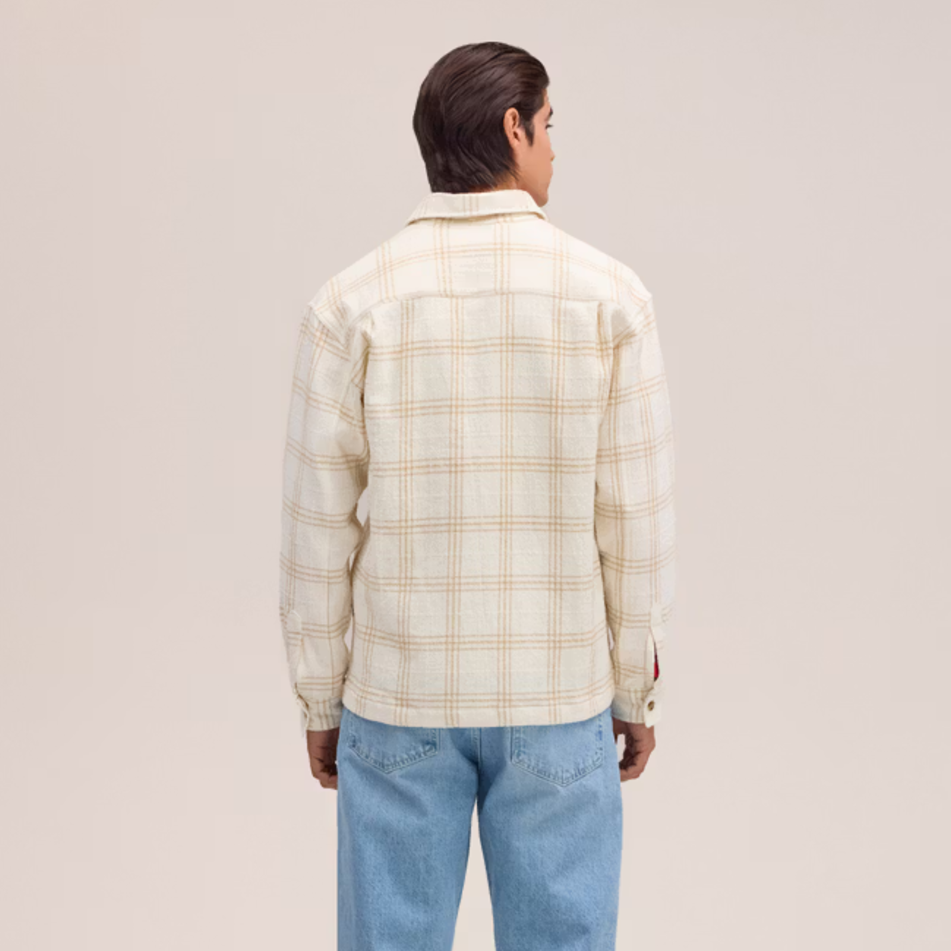Adwin Workwear-Inspired Overshirt Ivory NN.07