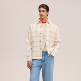 Adwin Workwear-Inspired Overshirt - Ivory | NN.07