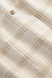 Adwin Workwear-inspired relaxed fit Overshirt Ivory by NN.07