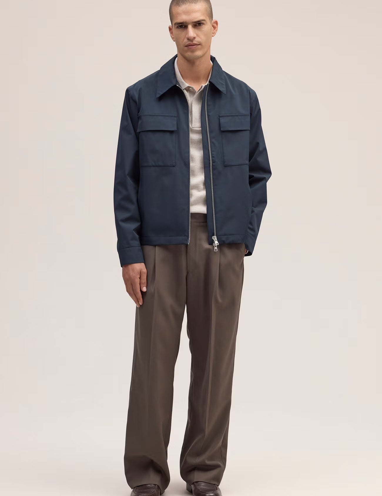 Alban Technical Jacket in Navy Blue by NN.07