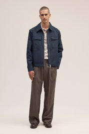 Alban Technical Jacket in Navy Blue by NN.07