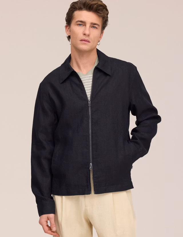 Alban Two way zipper hybrid Black NN.07
