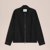 Alban Two Way Zipper Hybrid Jacket Black NN.07