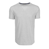 Alpha Slub Striped Tee - Light Grey Heather | Greyson Clothiers
