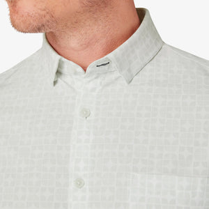 Aluminum Gradient Short Sleeve Shirt | Mizzen + Main