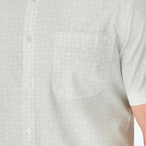 Aluminum Gradient Short Sleeve Shirt | Mizzen + Main