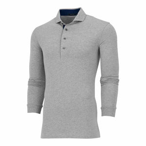 Apache Polo Lt Grey Heather Greyson Clothiers 