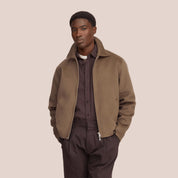 Arlo Brushed Wool Blend Jacket Desert Clay NN.07