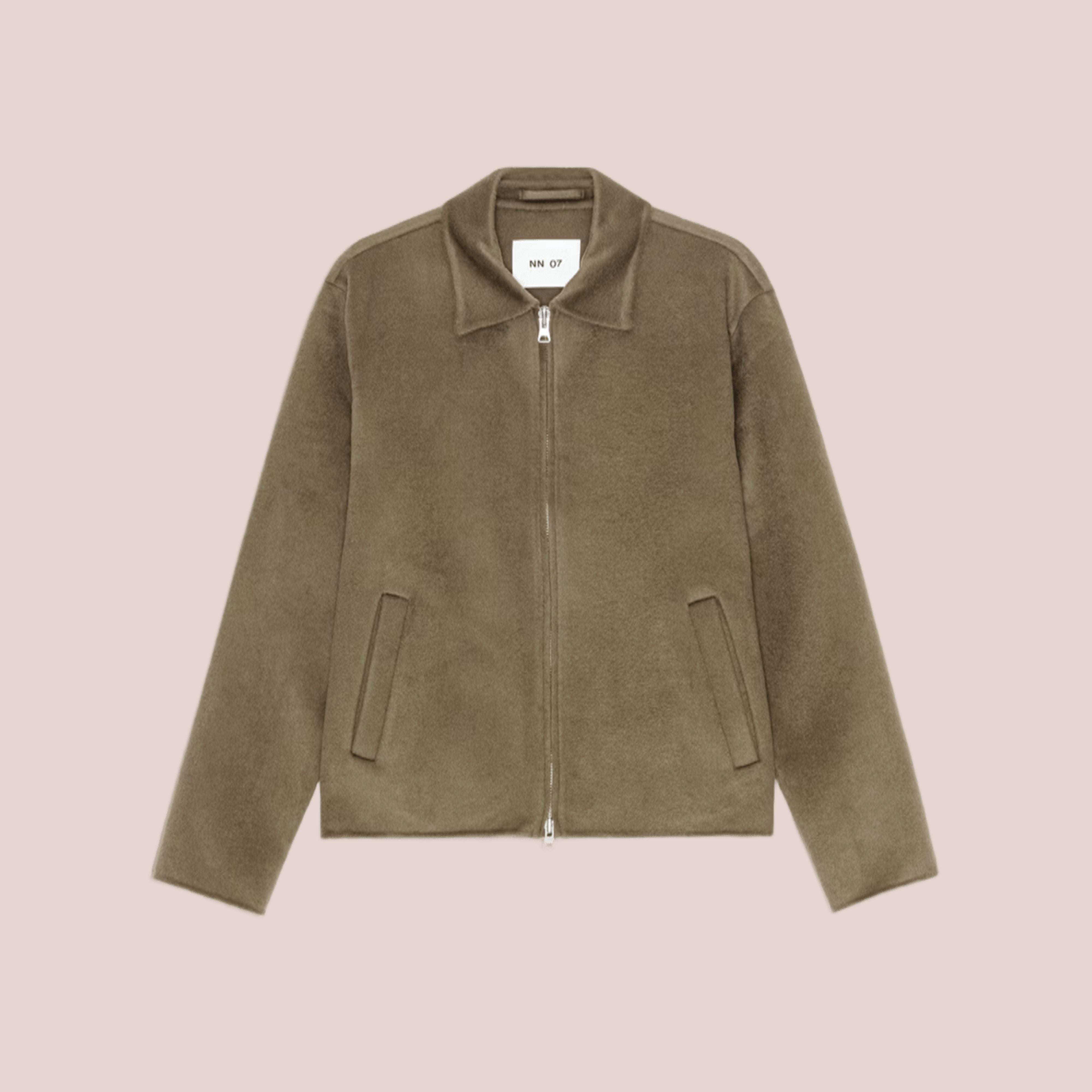 Arlo Brushed Wool Blend Jacket Desert Clay NN.07