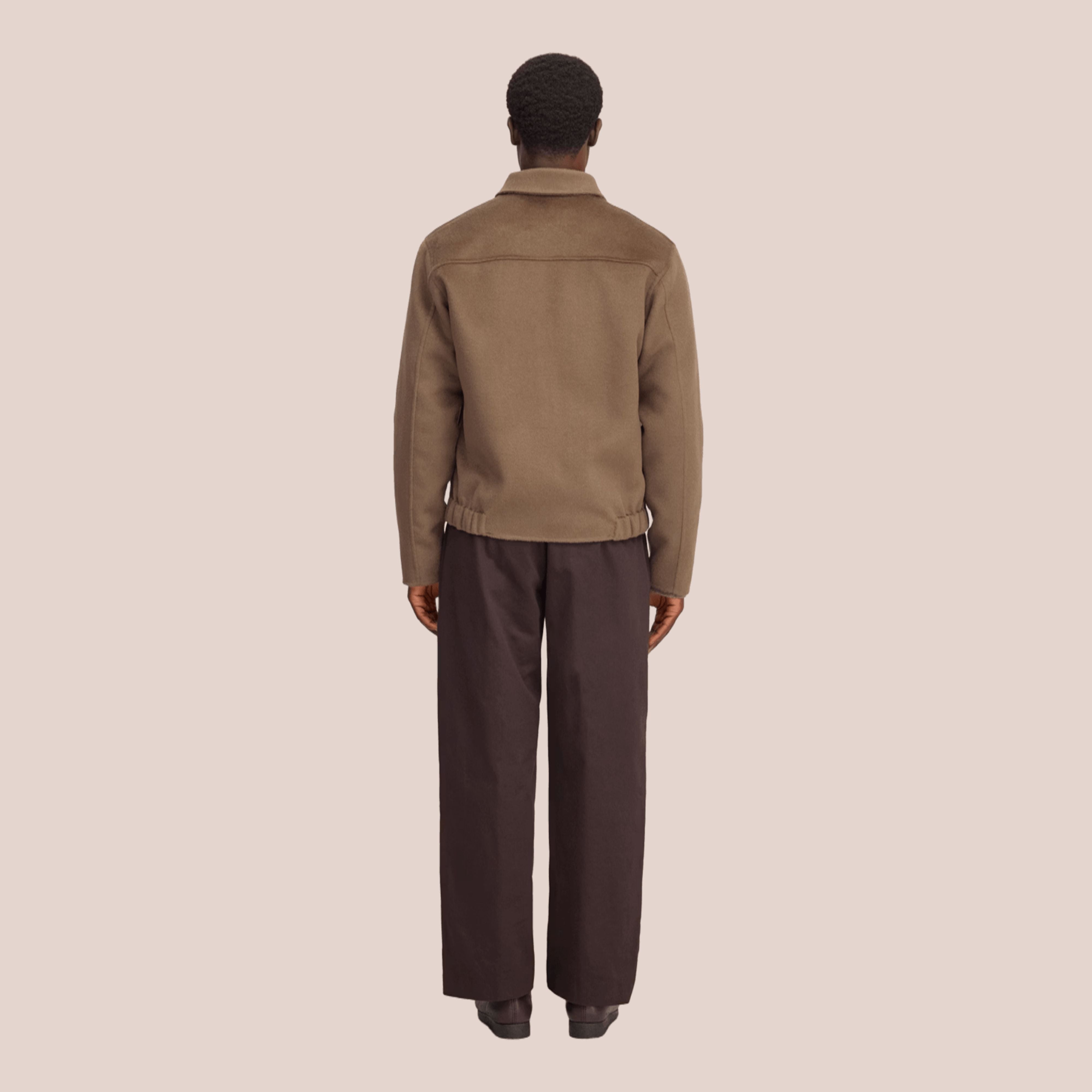 Arlo Brushed Wool Blend Jacket Desert Clay NN.07