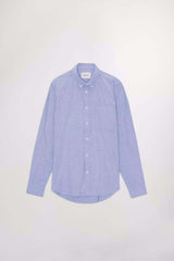 Arne Brushed Oxford Shirt - Navy Blue | NN.07