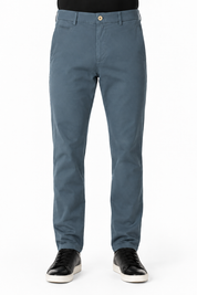 Char Blue Brushed Cotton Pant - Atwater Fit | Ballin