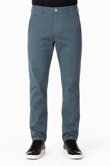 Char Blue Brushed Cotton Pant - Atwater Fit | Ballin