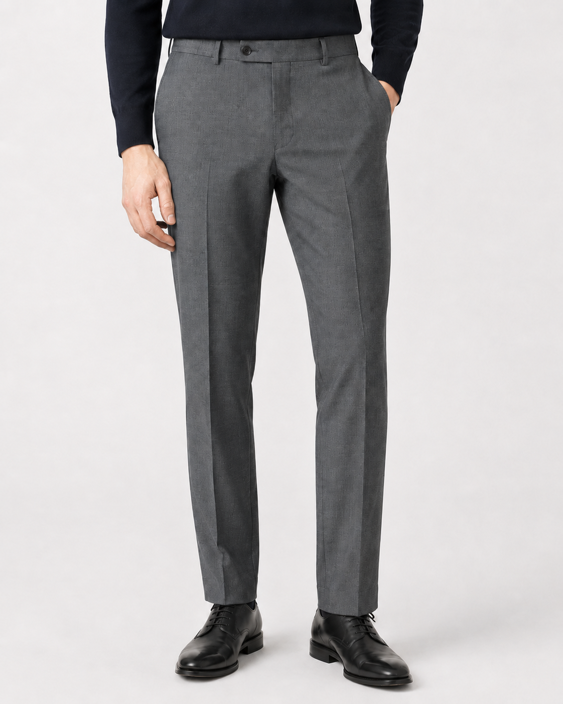 Ballin Micro Neat Dress Pant Grey Mix
