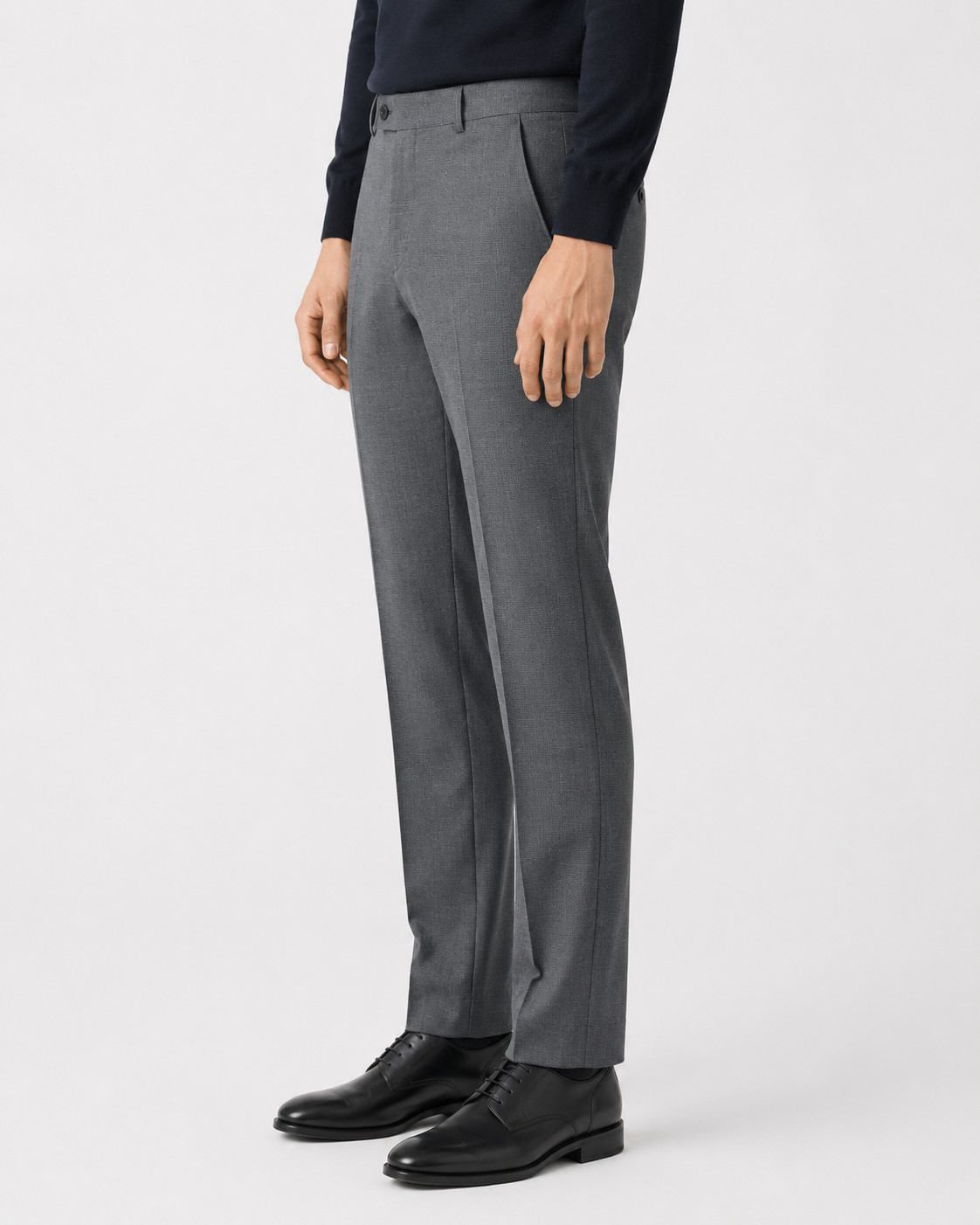 Ballin Micro Neat Dress Pant Grey Mix