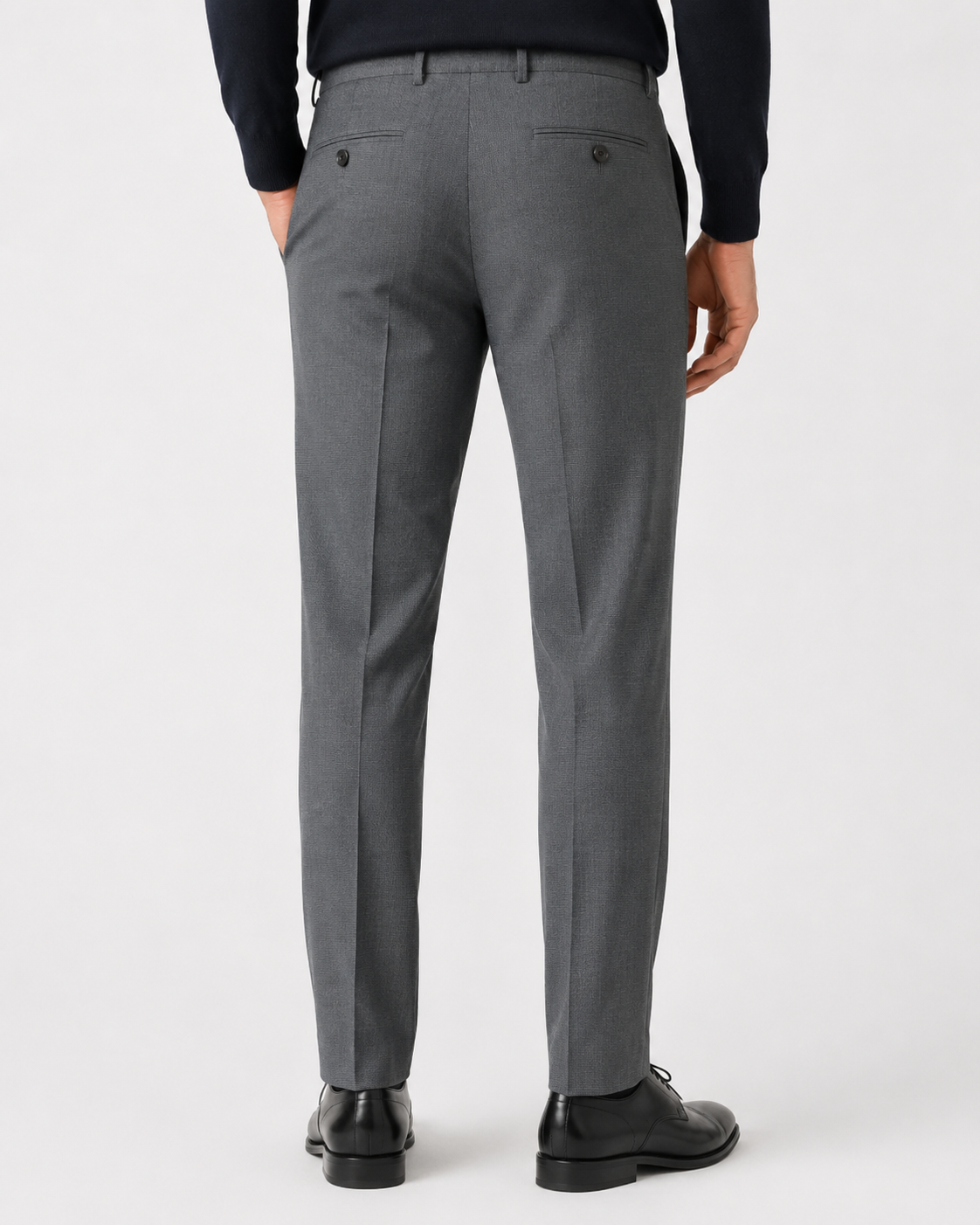 Ballin Micro Neat Dress Pant Grey Mix