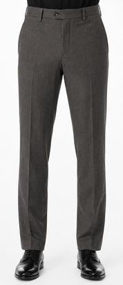 Dark Taupe Luxury Twill Dress Pant Houston Fit Ballin
