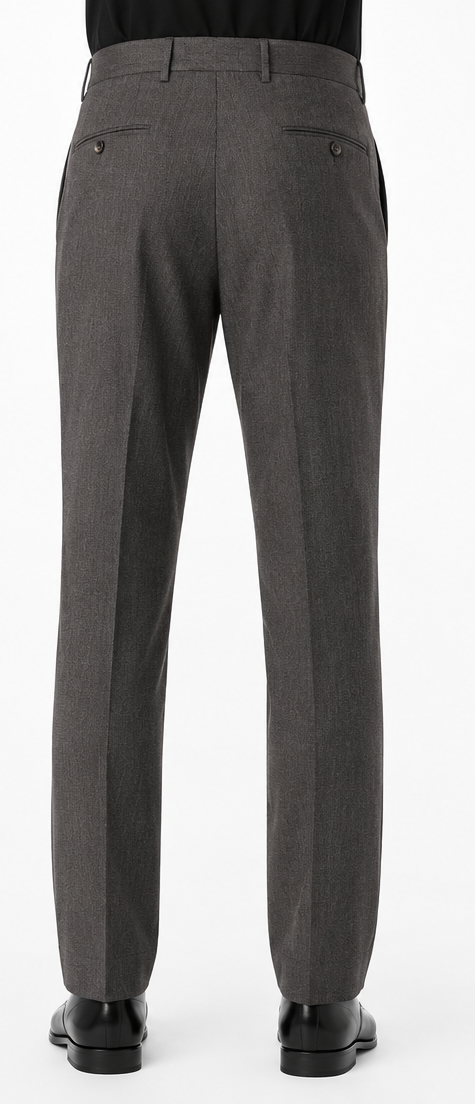 Dark Taupe Luxury Twill Dress Pant