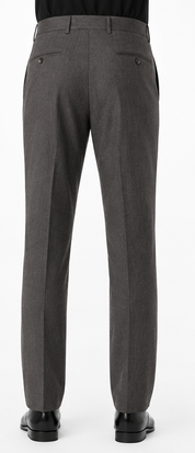 Dark Taupe Luxury Twill Dress Pant