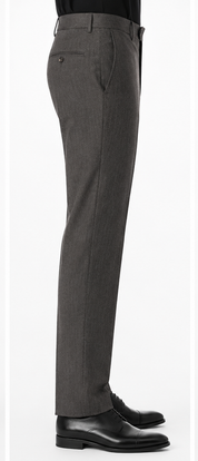 Dark Taupe Luxury Twill Dress Pant