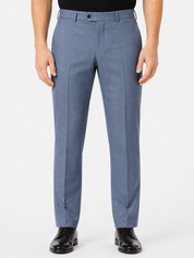 Blue Herringbone Dress Pant Houston Fit Ballin
