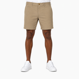 Tan Broken Twill Short 9" - Drummond Fit | Ballin