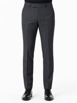 Black Heather Check Dress Pant - Soho Fit | Ballin